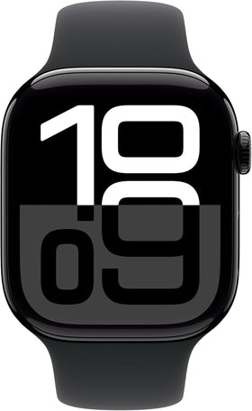 Apple Watch Series 10 (GPS+Cellular) (46mm) Jet Black Aluminum + Midnight Band