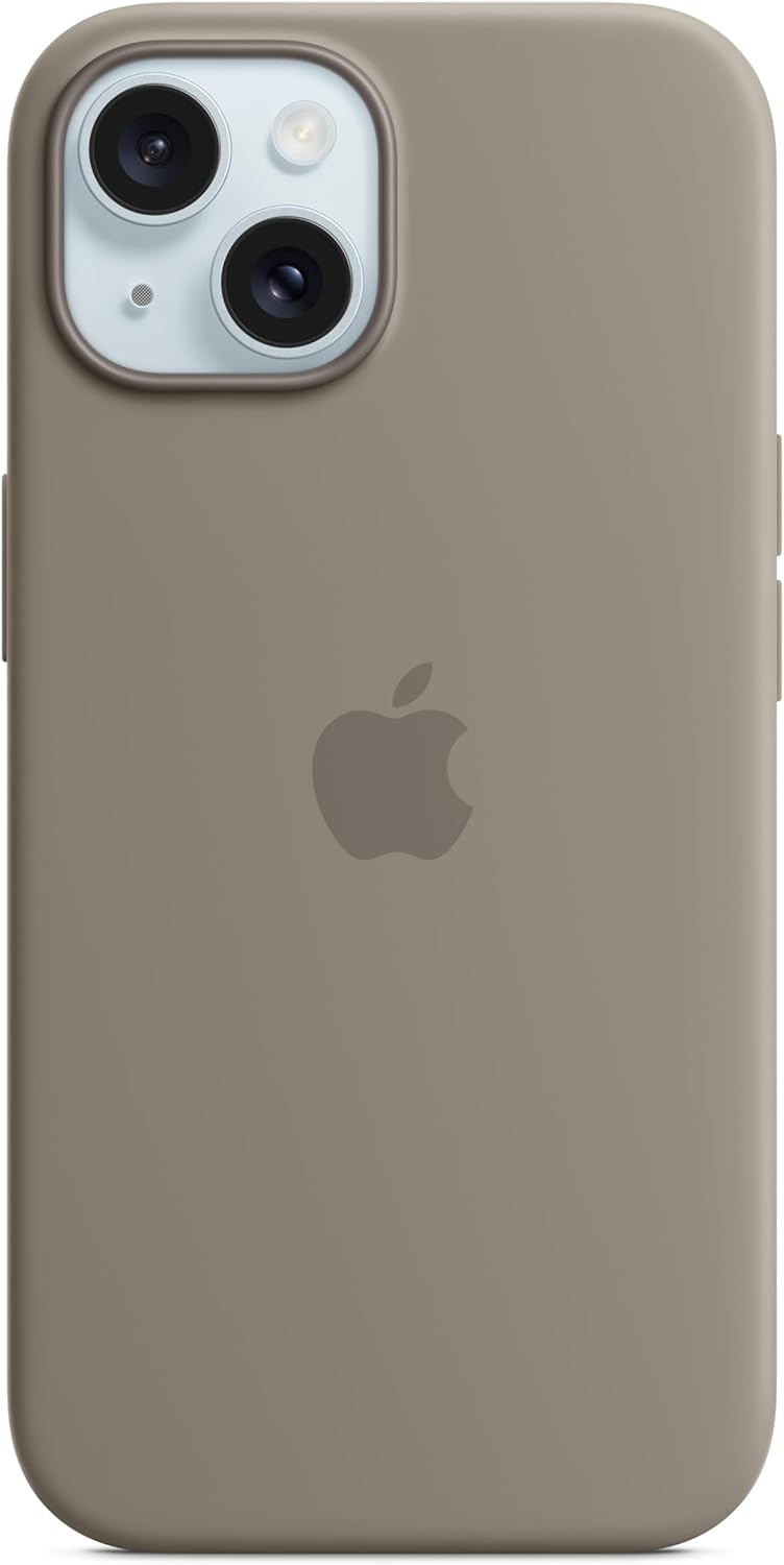 Apple iPhone 15 Pro Silicone Case with MagSafe - Clay