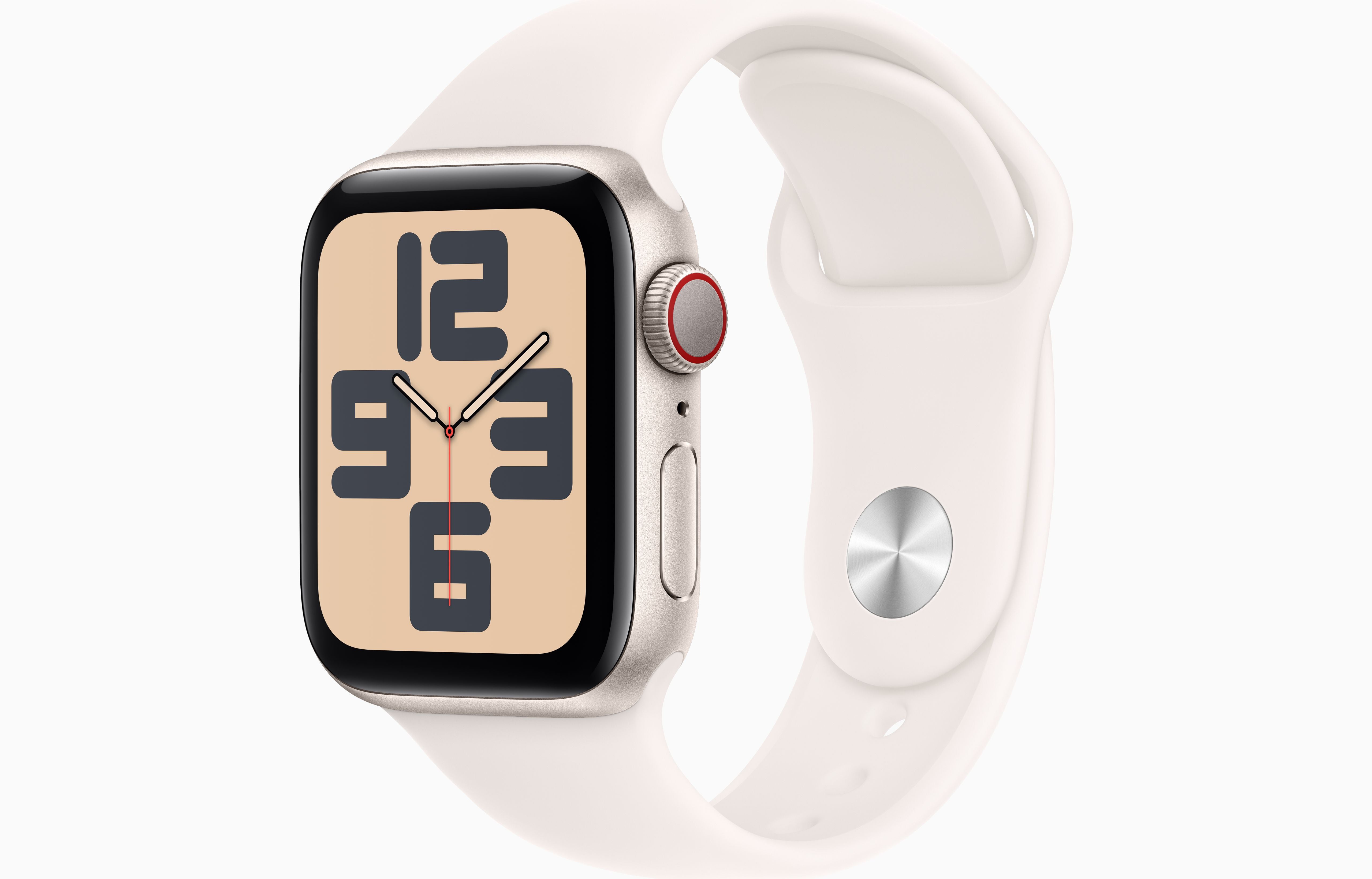 Apple Watch SE GPS + Cellular Aluminum 44mm (2nd gen) Starlight + Starlight Strap