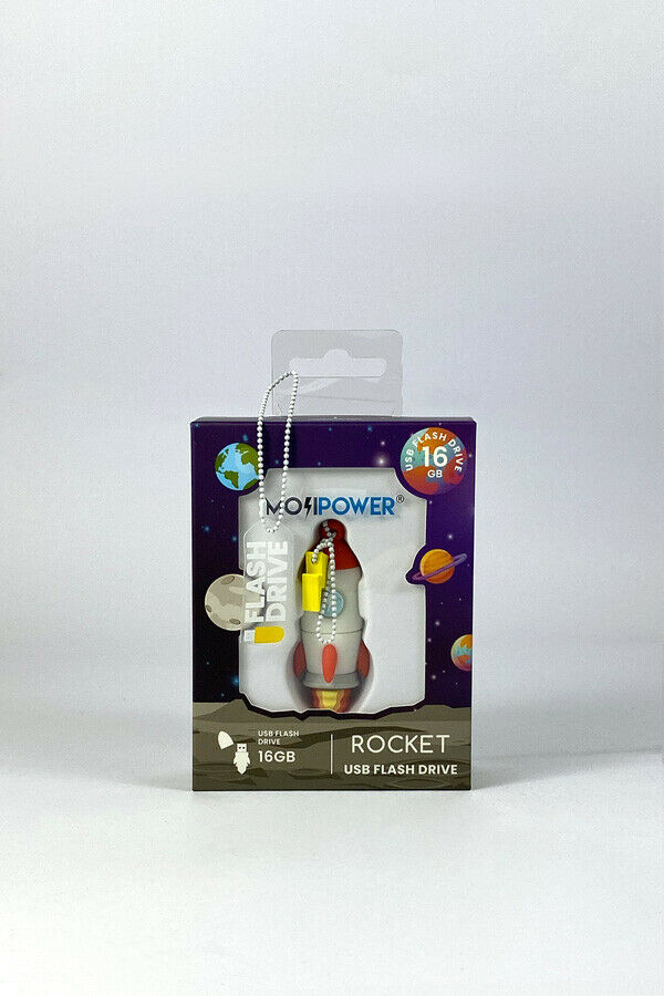 MojiPower USB Flash Drive - Rocket